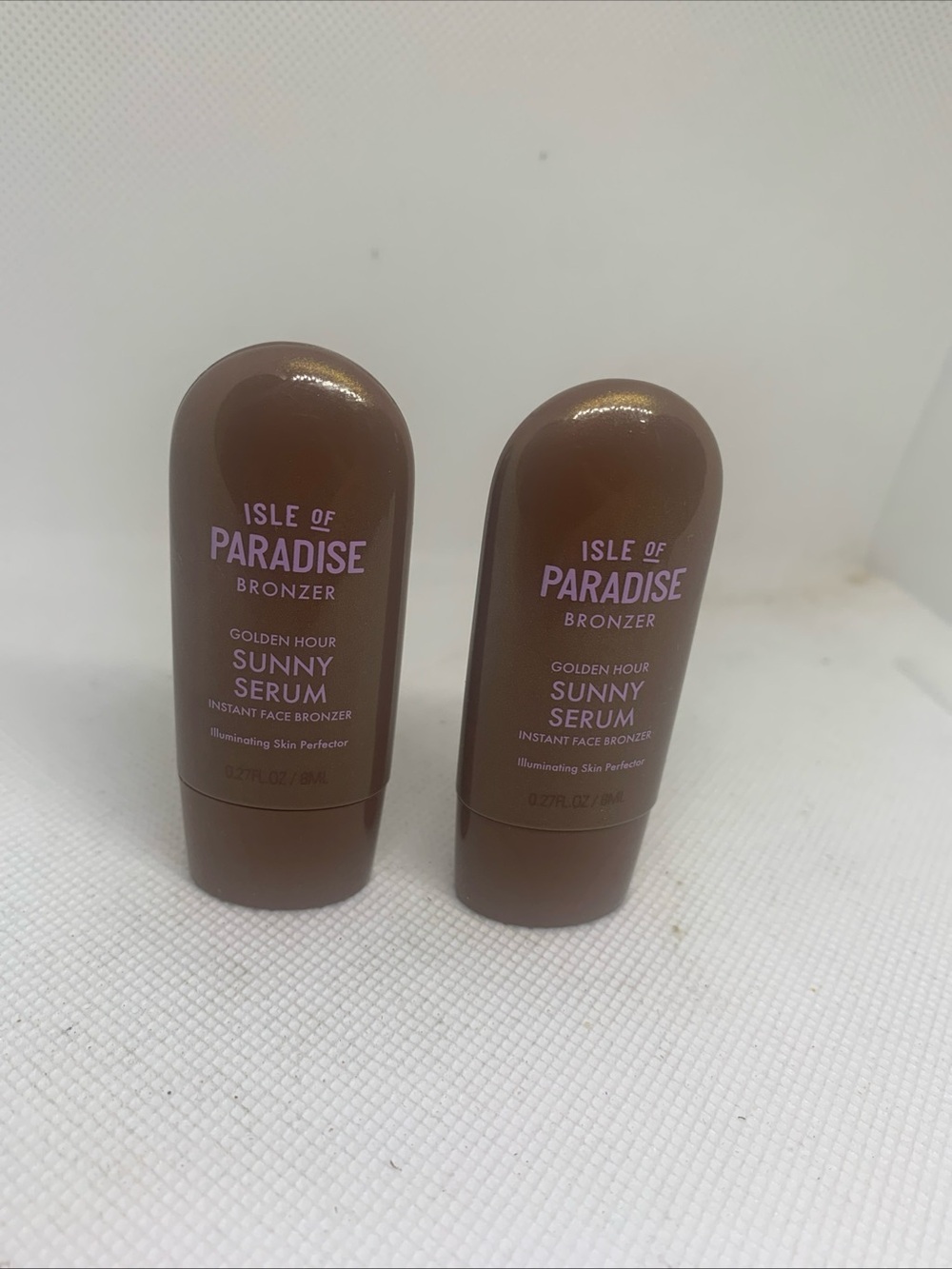 Isle of Paradise Sunny Serum Face Bronzer Duo - Travel Size New